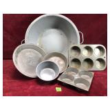 Vintage Enamalware & Baking Items