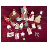 Various Wooden Christmas Decorations