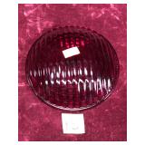 Vintage Kopp Glass Red Signal Lense
