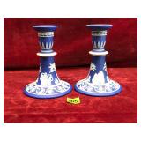 Wedgwood Porcelain Candlesticks