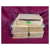 Vintage Wooden Tobacco Boxes