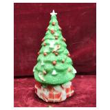 Vintage Blow Mold Christmas Tree, 13 1/2' T