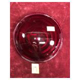 Vintage Kopp Glass Red Signal Lense