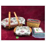 Longaberger Baskets and Liners