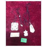 Vintage Bone/Antler Style Carved Jewelry