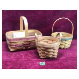 Longaberger Baskets and Liners
