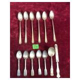 Silver Cutlery, Maker Marks Indicate Silver