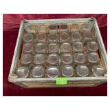 Vintage Milk Crate with Bottles