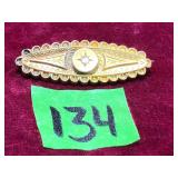 15K Gold Victorian Broach