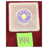 24K Gold Ronald Regan Coin, Proof