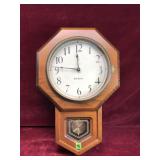 Seth Thomas Octagon Pendulum Wall Clock
