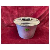 Vintage Milk Bucket with Stainer