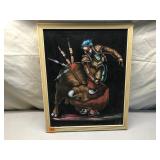 Felt Artwork, Bull Fighting