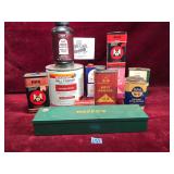 Various Gun Powder & Gun Cleaning Kit