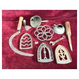 Various Metal Household Items