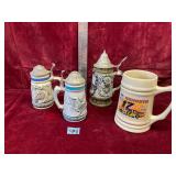 Assorted Beer Steins
