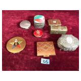 Vintage Compacts and Trinket Boxes