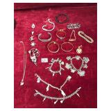 Various Jewelry, Some Sterling Silver
