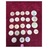 Vintage Wooden Nickels