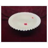 Hobnail Milk Glass Serving Tray