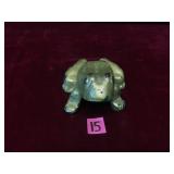 Cast Iron Green Frog