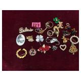 Lot of Costume Broaches