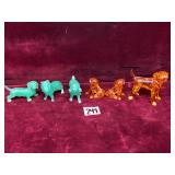 Dog Hard Plastic Figurines