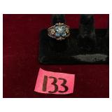 18K and .925 Ring