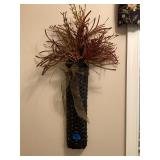 Basket & Dried Flower Wall Hanging
