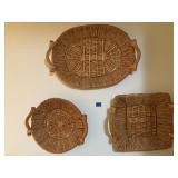Decorative Wall Baskets w/ Handles