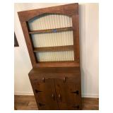 Primitive Style Cabinet/Hutch