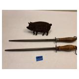 Vintage Baccon Press & Knife Sharpeners