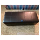 Pleather Blanket Chest