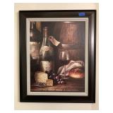 ART:  Wine Still Scene, print