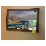 ART:  Douglas Topper, Lighthouse Scene