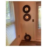 Round Plate Mirror Wall Decor