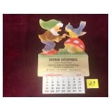 Vintage Advertising Calendar