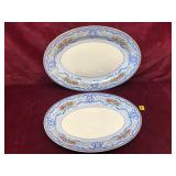 Antique Oval Serving Platter