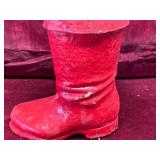 Pressed Cardboard Santa Boot