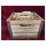 Milk Bottles and Crate