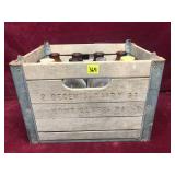 Milk Bottles and Crate