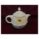 White Porcelain Teapot