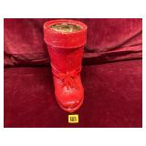 Pressed Cardboard Santa Boot