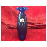 Cobalt Blue Glass Vase