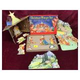 Christmas Manger Set, Cut Outs