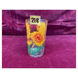 Daisy Peanut Glass