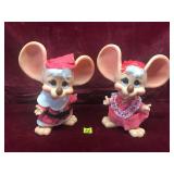 Vintage Christmas Mouse, Banks