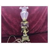 Cherub Figure French-Style Lamp