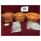 Longaberger Christmas Baskets
