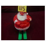 Skiing Santa Blow Mold